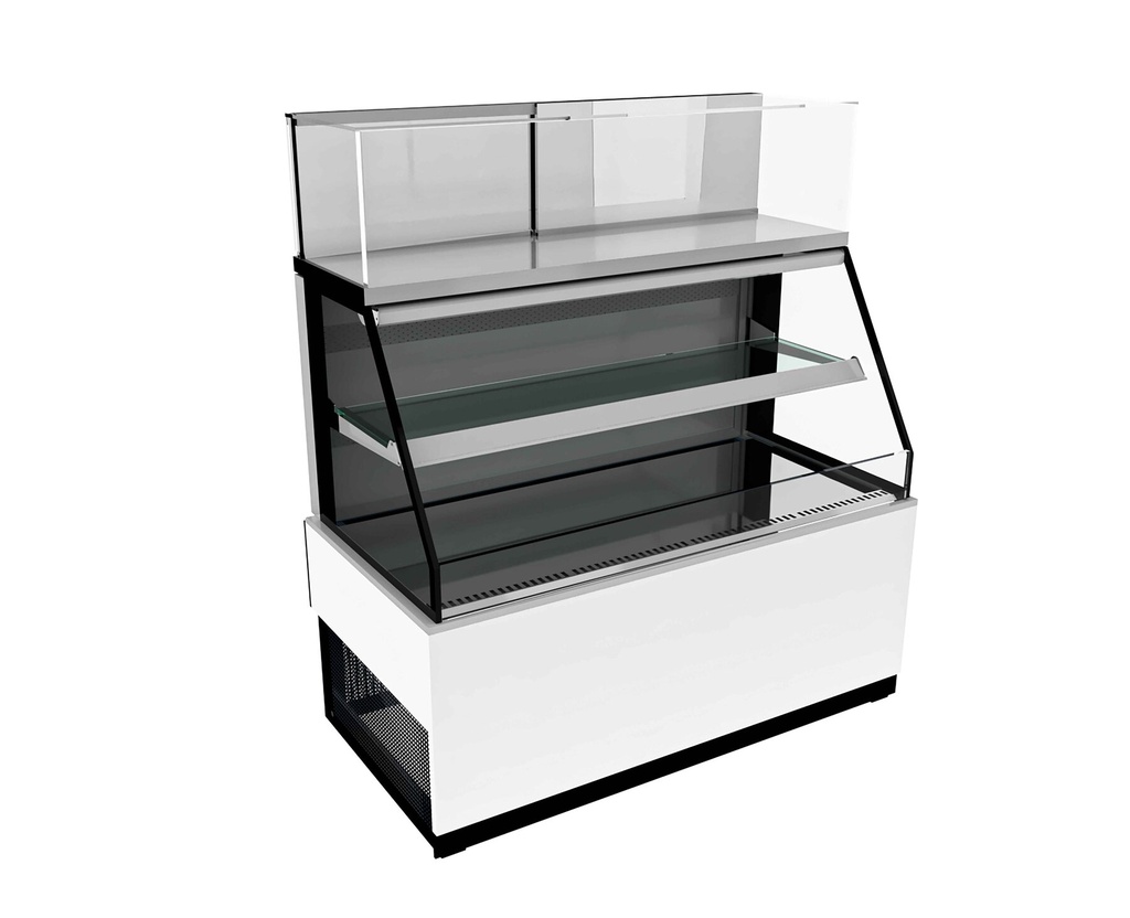 Expositor Vitrine Combinado Electa Estufa Quente - Refrigerado 1200x600x1400
