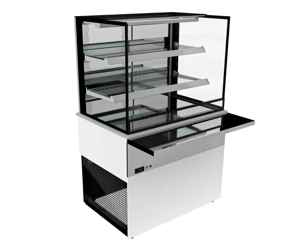 Expositor Vitrine de Autoatendimento Electa 900s Pass Trought Quente
