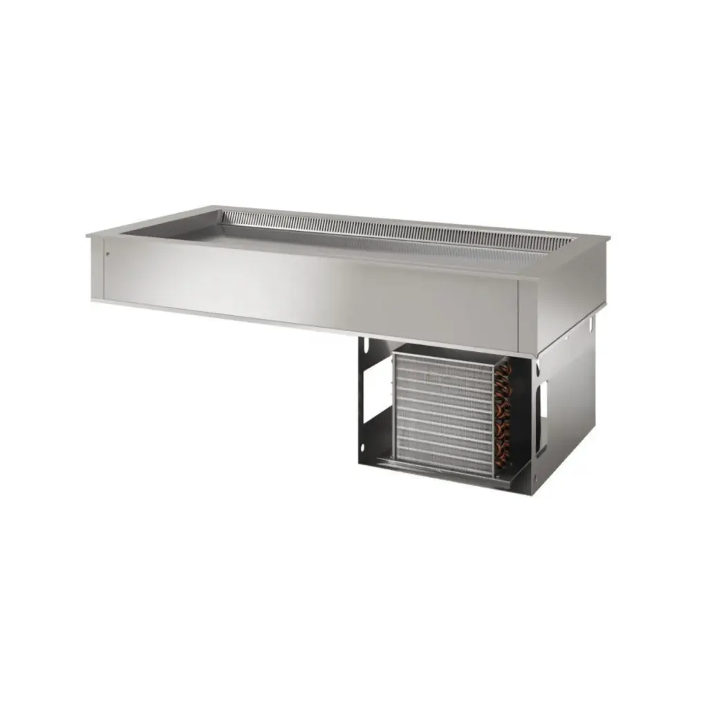 Buffet Refrigerado Inox Dropin 4/8 Cubas GN 100mm