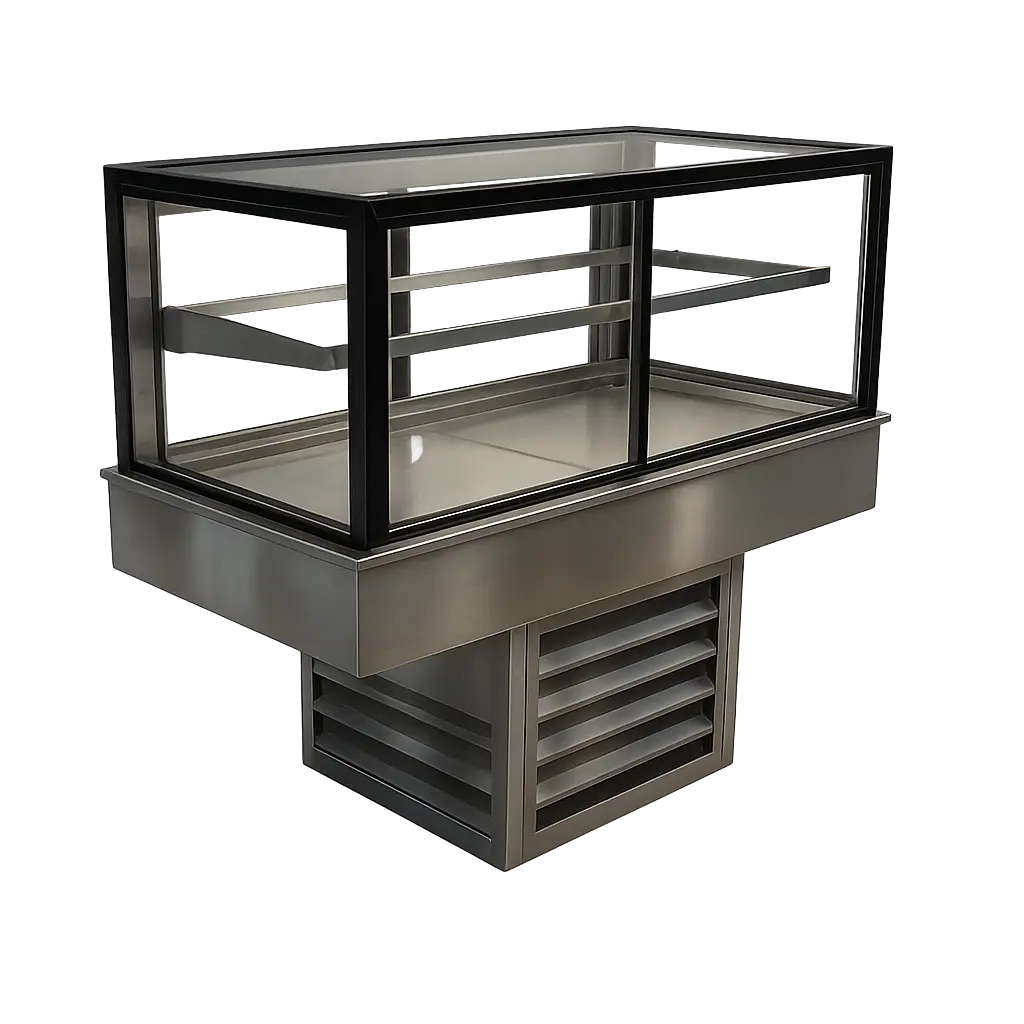 Vitrine Refrigerada Self Service PT Electa 500s 700mm Ar Forçado Dropin 
