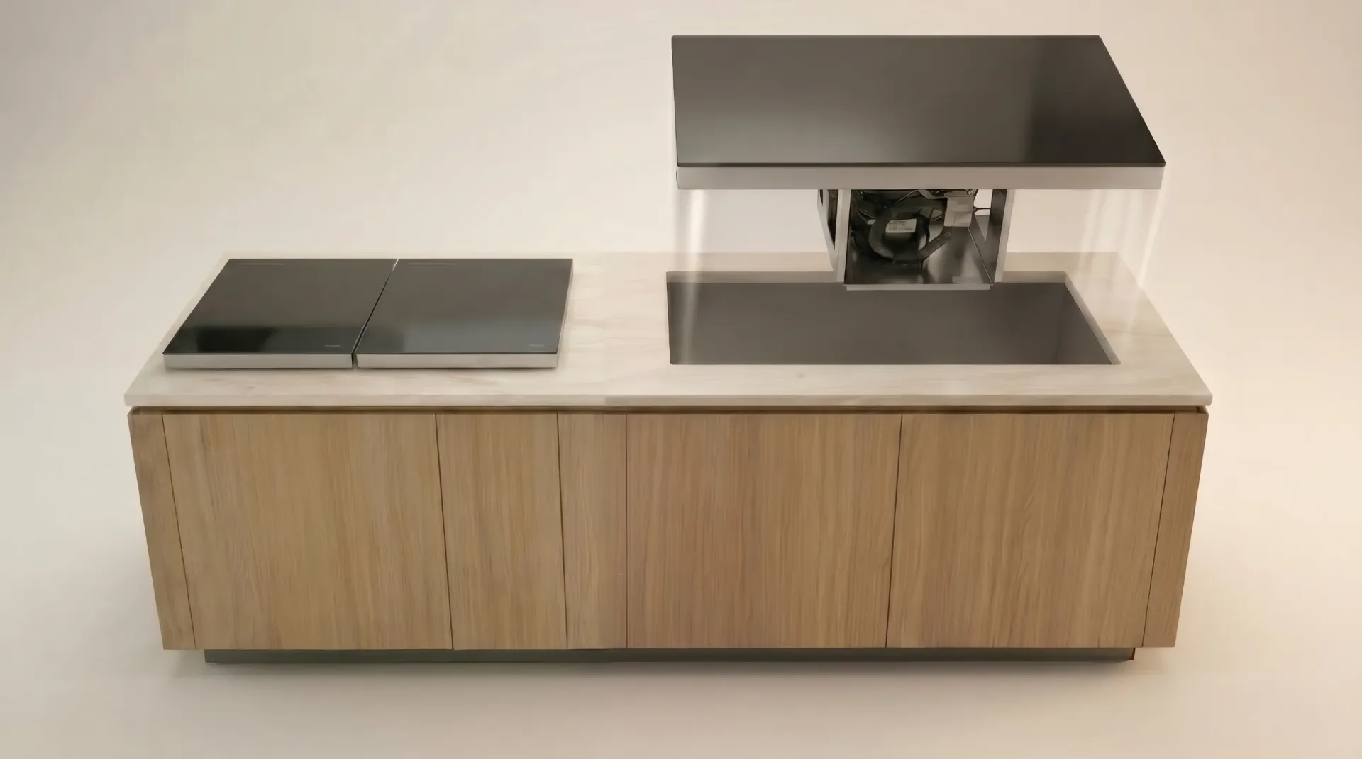 Pistas Quente BGx Sobreposta + Pista Refrigerada BGx Embutida Buffet Electa