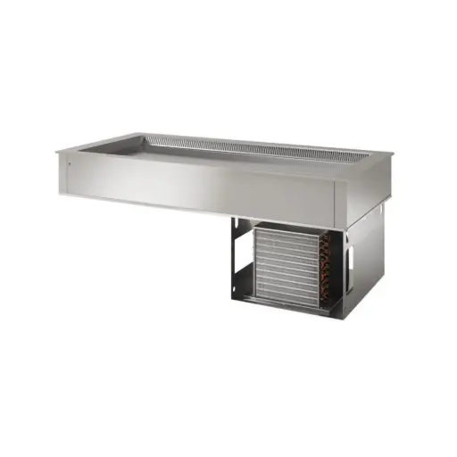 Buffet Refrigerado Inox Dropin 4/8 Cubas GN 100mm