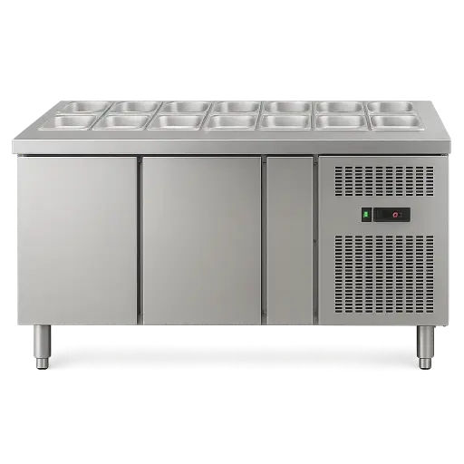 Balcão Refrigerado Inox Condimentador 1/1 1900x700x900