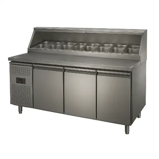 Balcão Refrigerado Inox Condimentador 1/2 1900x700x900 